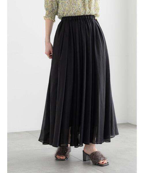 フレアスカート Te chichi スカート シアーフレアスカート : ZOZOTOWN Yahoo!店