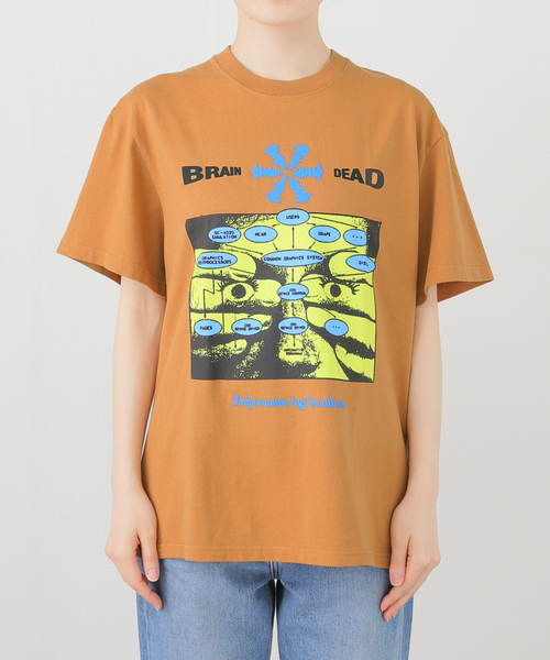 tシャツ 「BRAIN DEAD/ブレインデッド」 AGE OCCULTISM T00004428D125 レディース BRAIN DEAD tシャツ 「BRAIN DEAD/ブレインデッド」 AGE
