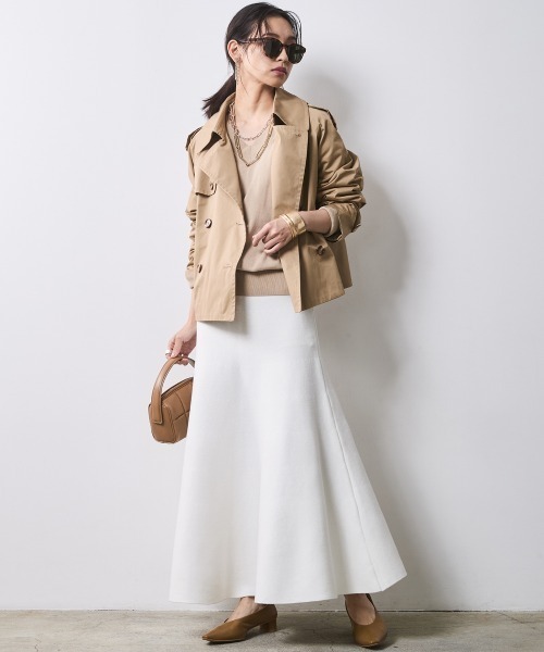 「CHIC STYLE」 トレンチコート M ベージュ レディース