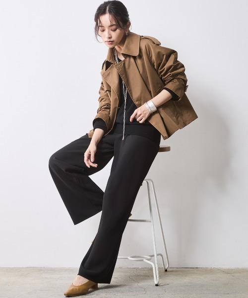 「CHIC STYLE」 トレンチコート M ベージュ レディース