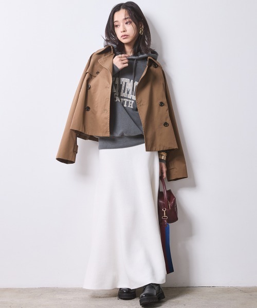 「CHIC STYLE」 トレンチコート M ベージュ レディース