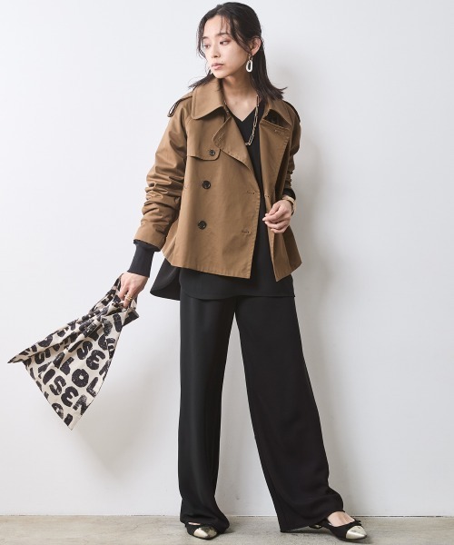 「CHIC STYLE」 トレンチコート M ベージュ レディース