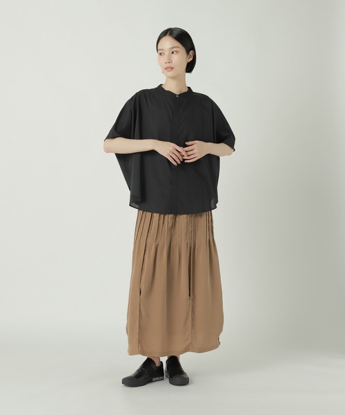 zucca PEプリーツスカート ZUCCa（ズッカ）の「ライトPEスムース/プリーツスカート