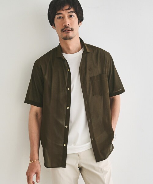 TAKEO KIKUCHI（タケオキクチ） シャツ ローン半袖シャツ メンズ