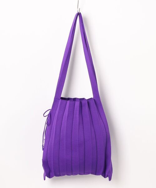 ジョセフアンドステイシー　M JOSEPH AND STACEY トートバッグ ラッキープリーツニット(M