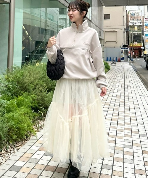 Chico（チコ） スウェットカットソー FREE ネイビー レディース