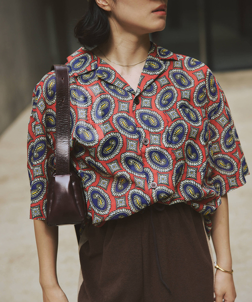 【JOURNAL STANDARD】ワックスマンブラザーズ★半袖シャツ JOURNAL STANDARD ブラウス シャツ 「WAXMAN BROTHERS/ワックス
