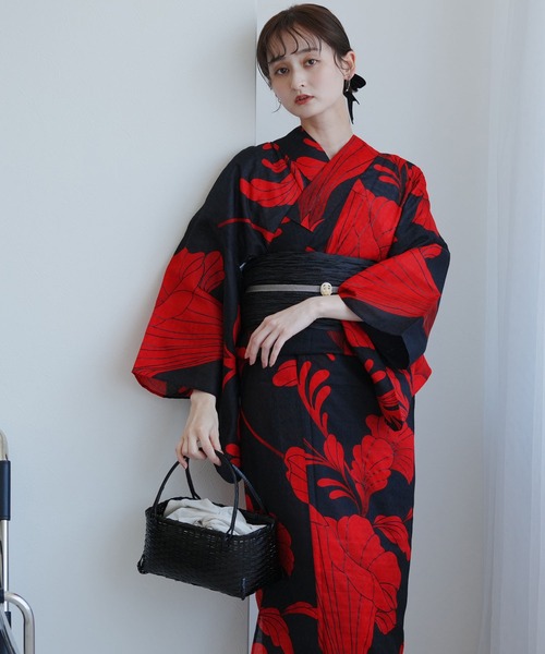 【新作入荷しました！】誉田屋源兵衛のオリジナル浴衣　男女兼用　背赤光 新作入荷しました！】誉田屋源兵衛のオリジナル浴衣493