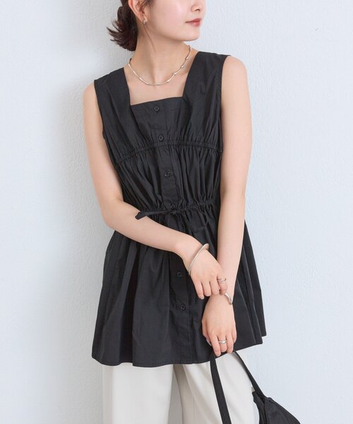 mystic ブラウス シャツ ストライプタンクブラウス レディース