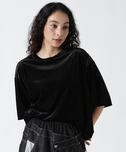 YENN tシャツ YENN（イエン）VELVET RELAX TOPS /Y253-82070 