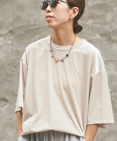 YENN tシャツ YENN（イエン）VELVET RELAX TOPS /Y253-82070 