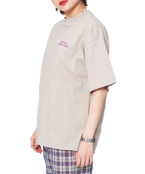 tシャツ 「spiritoso」スケーター刺繍プリントTシャツ レディース | spiritoso | 03