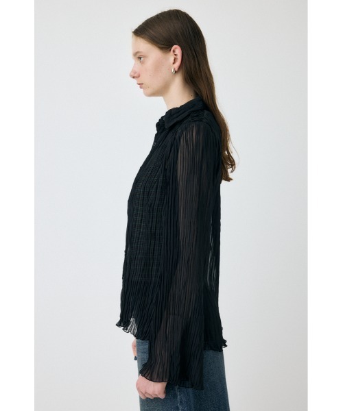 MOUSSY（マウジー） ブラウス シャツ 夏 「EC・一部店舗限定」SHEER