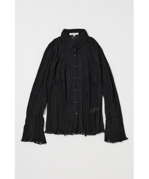 moussy - MOUSSY❤︎ SHEER PLEATS BLOUSE MOUSSY（マウジー） ブラウス シャツ 夏 「EC・一部店舗限定」SHEER