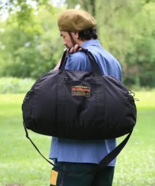 新品未使用品 NATAL DESIGN ボストンバッグ ブラック natal design（ネイタルデザイン） ボストンバッグ KAMPING DUFFLE BAG