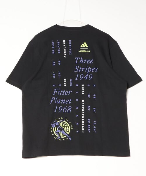 サイン入り　LESMILS(レスミルズ)Tシャツ adidas（アディダス） tシャツ Les MillsのOne Tribe グラフィック半袖