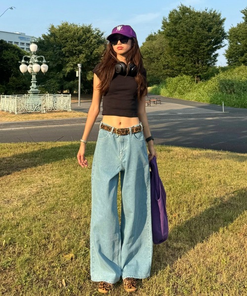 INTER FACTORY ジーンズ デニム デニムパンツ SARA - ワイド