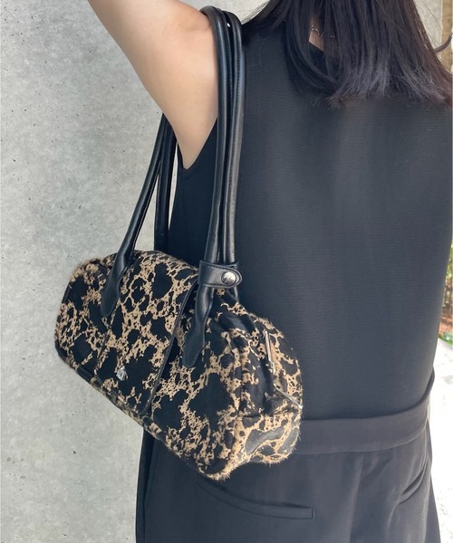 Ameri（アメリ） オールインワン KNIT DOCKING LOOSE ROMPERS