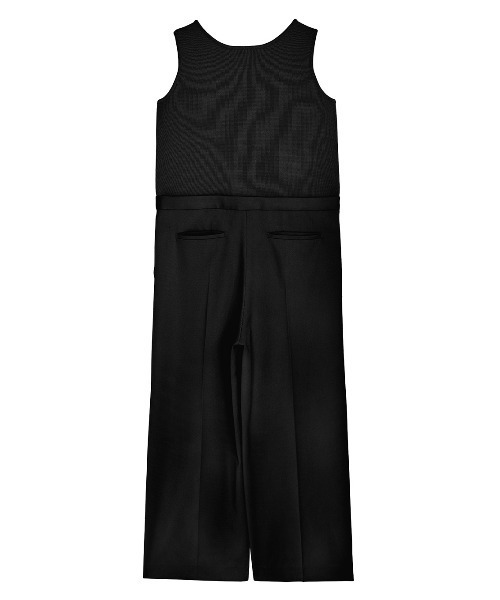サロペット・オーバーオール・オールインワン KNIT DOCKING LOOSE ROMPERS Ameri（アメリ） オールインワン KNIT DOCKING LOOSE ROMPERS