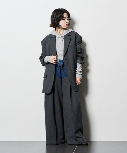 cityshop テーラードジャケット　黒 CITYSHOP ジャケット テーラードジャケット SINGLE レディース