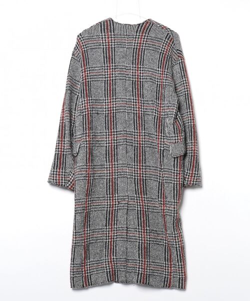 【ほぼ未使用】トゥモローランド MACPHEE ウールノーカラーコート　36 MACPHEE（マカフィー） ノーカラーコート 36 ブラック レディース