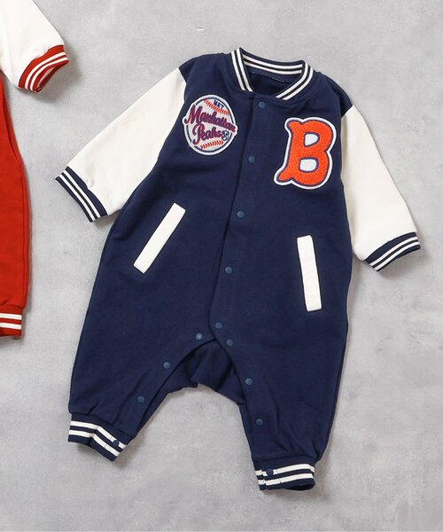 ロンパース・カバーオール 321 BREEZE（ブリーズ） ベビー服 ロンパース スタジャン風カバーオール