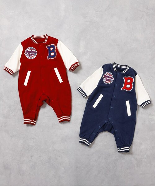 ベビー服 ロンパース スタジャン風カバーオール | BREEZE | 03