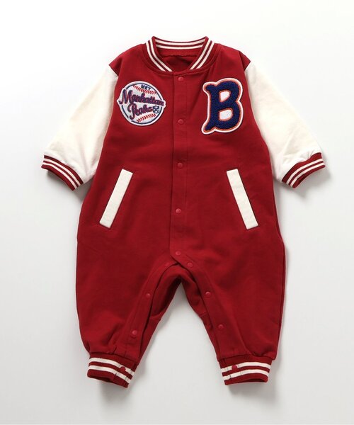 ベビー服 ロンパース スタジャン風カバーオール | BREEZE | 14