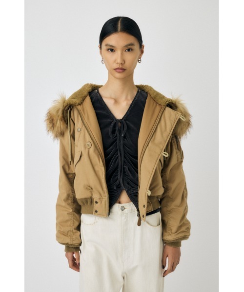 MOUSSY コート アウター 「25年AW新作」SHORT N2B レディース
