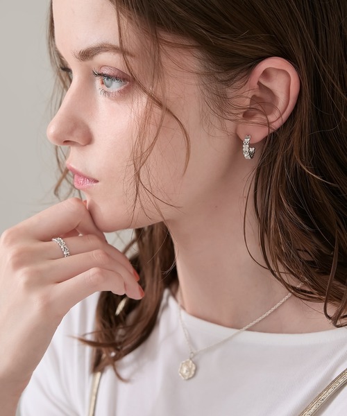 NOJESS（ノジェス） ピアス シルバーダイヤモンドピアス レディース 