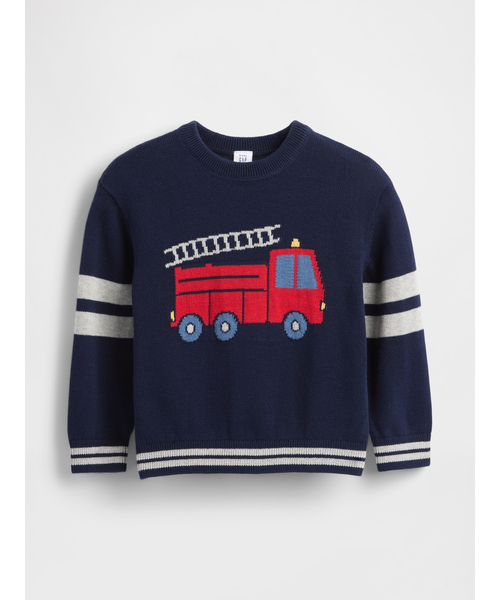 GAP（ギャップ） ニット セーター グラフィック クルーネックセーター 