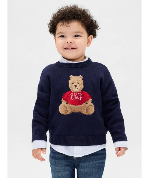 GAP（ギャップ） ニット セーター グラフィック クルーネックセーター 