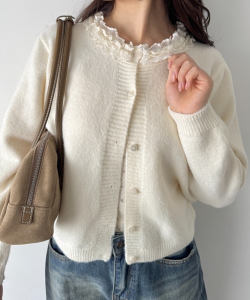 ルネ♡フリルカーディガン ルネ♡フリルカーディガン