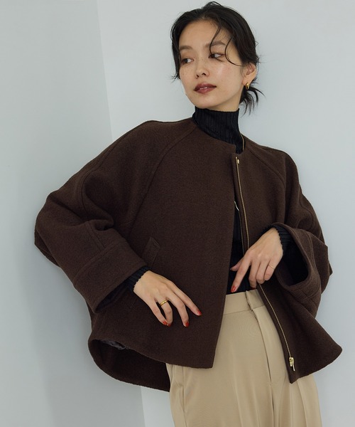 専用　イタリア製　圧縮ウールショートコート イタリア圧縮ウールコート 16268 | prologueikebukuro's STORE