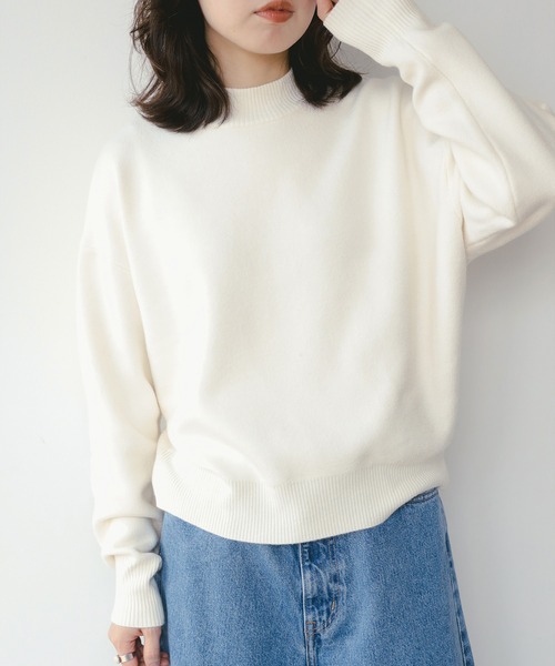 7Gストレッチニットプルオーバー♡ B：MING by BEAMS（ビーミング by ビームス） ニット セーター
