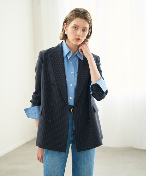 N.O.R.C ジャケット テーラードジャケット ピークドラペルダブル