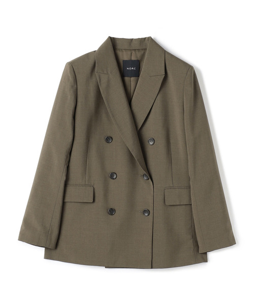N.O.R.C ジャケット テーラードジャケット ピークドラペルダブル
