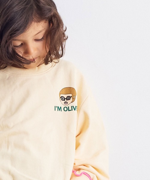 MARKEY'S トレーナー マエウシロプリントトレーナー キッズ 子供服