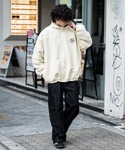 ブルゾン アウター ボア リバーシブルボアブル...の詳細画像3