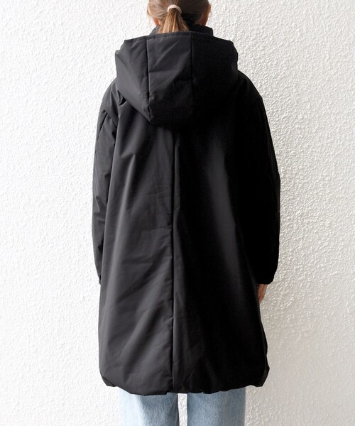 SHIPS any コート アウター any:「多機能」中綿 2WAY フーディー