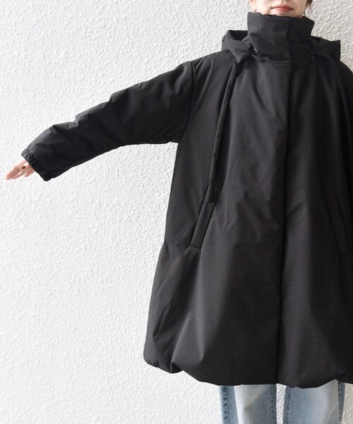 SHIPS any コート アウター any:「多機能」中綿 2WAY フーディー