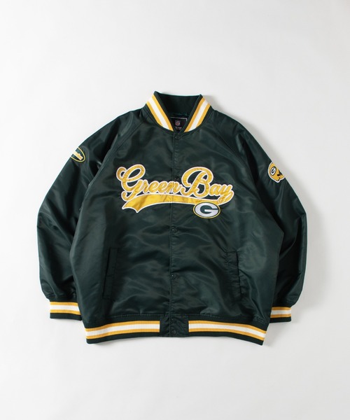 Perushu スタジャン「NFLコラボ」 LARGE グリーン メンズ : ZOZOTOWN