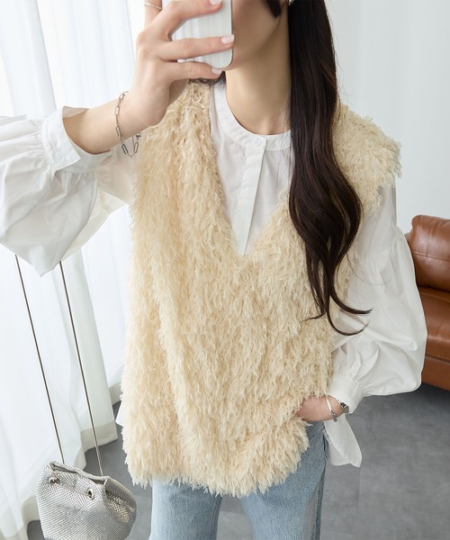 ベスト ジレ 夏 フェザージャカードベスト レディース : ZOZOTOWN