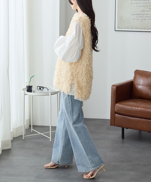 ベスト ジレ フェザージャカードベスト レディース : ZOZOTOWN Yahoo