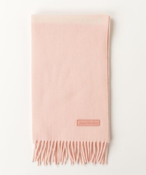 Acne Studios ピンク系マフラー Acne Studios（アクネ ストゥディオズ） ワンポイントマフラー