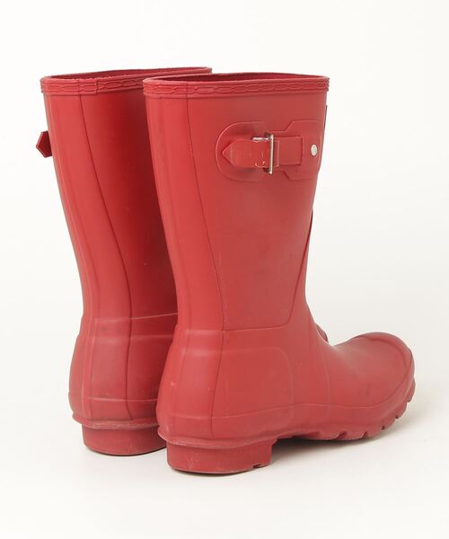 「HUNTER」 レインブーツ 5 レッド レディース_画像2
