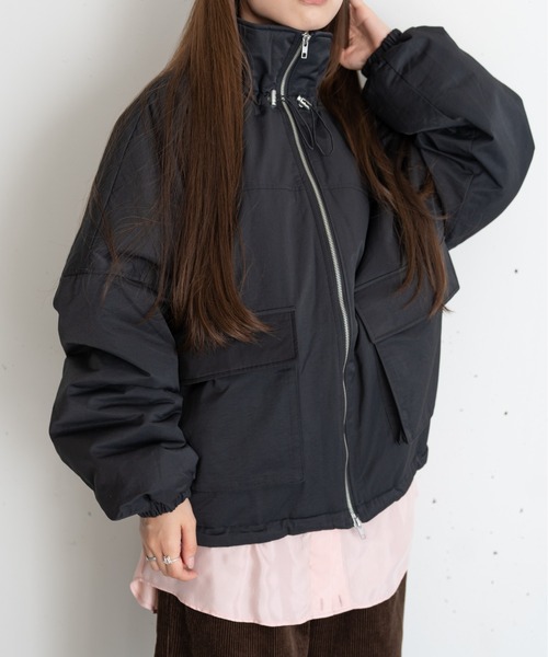 hwyl（ヒュイル） ダウンコート ダウンジャケット ダブルジップ 中綿