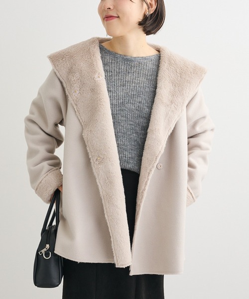 Green Parks（グリーンパークス） コート アウター フーディガウン