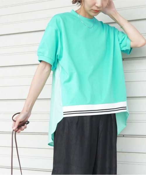 「LADY LUCK LUCA」 7分袖カットソー - ブルー レディース_画像2