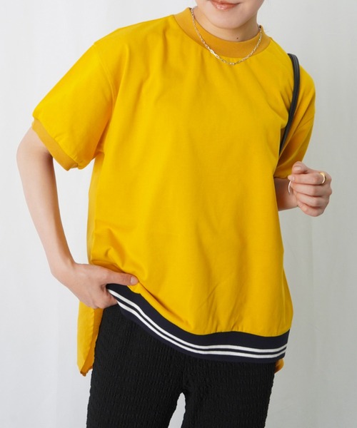 「LADY LUCK LUCA」 7分袖カットソー - ブルー レディース_画像4